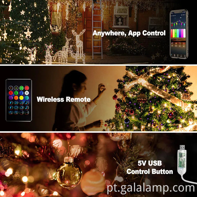 100 LEDs de tira USB à prova d'água LED para atividades ao ar livre